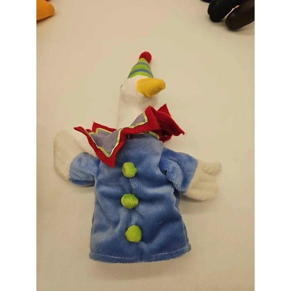 RESTORATION HARDWARE CLOWN DUCK HAND PUPPET PLUSH  COURT JESTER 10